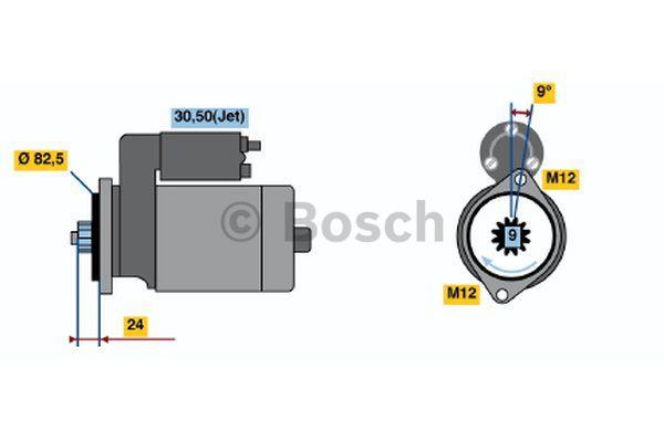 Стартер Bosch 0 001 125 511