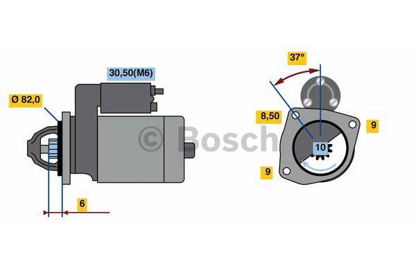 Стартер Bosch 0 001 139 005