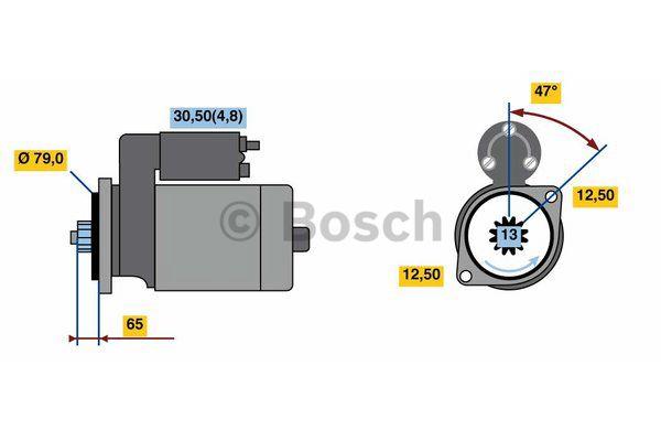 Стартер Bosch 0 001 142 005