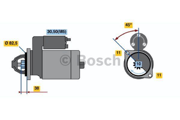 Стартер Bosch 0 001 223 502