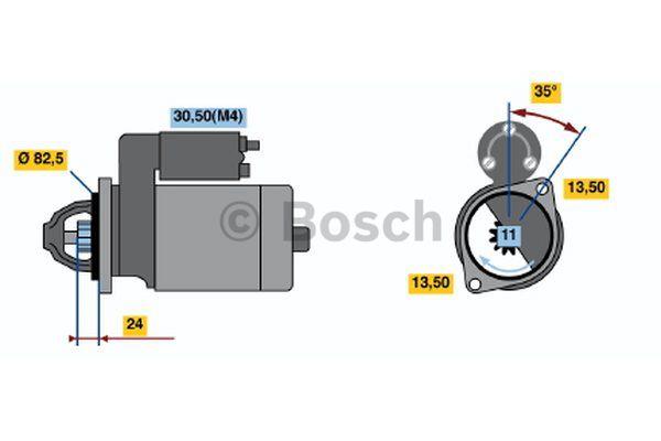 Стартер Bosch 0 001 362 303