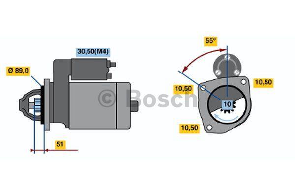 Стартер Bosch 0 001 367 054