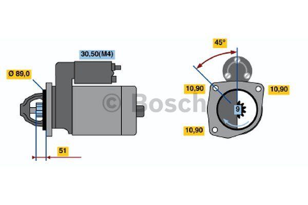 Стартер Bosch 0 001 368 301
