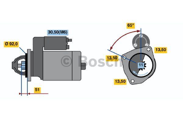 Стартер Bosch 0 001 371 006