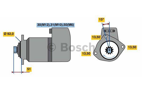 Bosch Стартер – цена [object Object] UAH