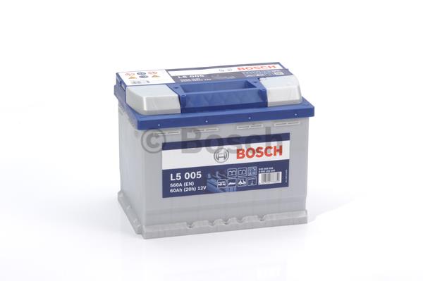 Акумулятор Bosch 12В 60Ач 560А(EN) R+ Bosch 0 092 L50 050