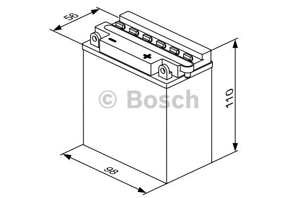 Bosch Акумулятор Bosch 12В 3Ач 30А(EN) R+ – ціна