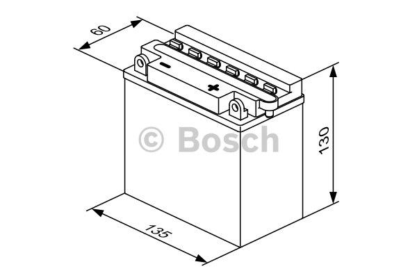 Bosch Акумулятор Bosch 12В 6Ач 55А(EN) R+ – ціна