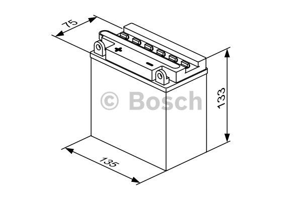 Bosch Акумулятор Bosch 12В 8Ач 110А(EN) L+ – ціна