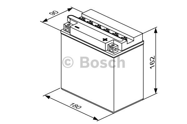 Акумулятор Bosch 12В 18Ач 200А(EN) R+ Bosch 0 092 M4F 420