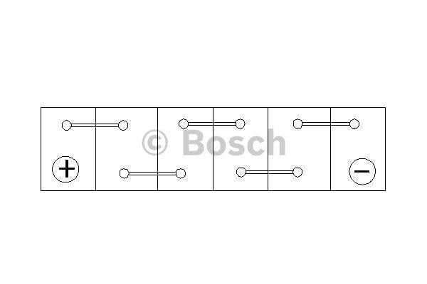 Батарея аккумуляторная Bosch 12В 40Ач 330A(EN) L+ Bosch 0092S40190 - фото 13