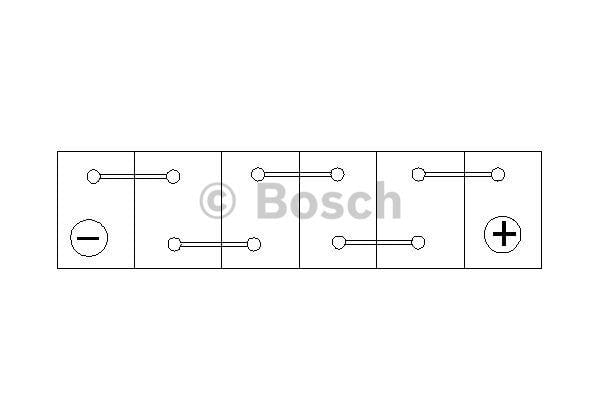 Батарея аккумуляторная Bosch 12В 45Ач 330A(EN) R+ Bosch 0092S40200 - фото 4