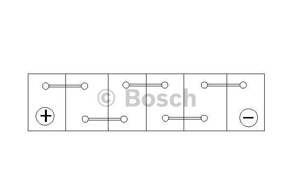 Батарея аккумуляторная Bosch 12В 60Ач 540А(EN) L+ Bosch 0092S40250 - фото 4