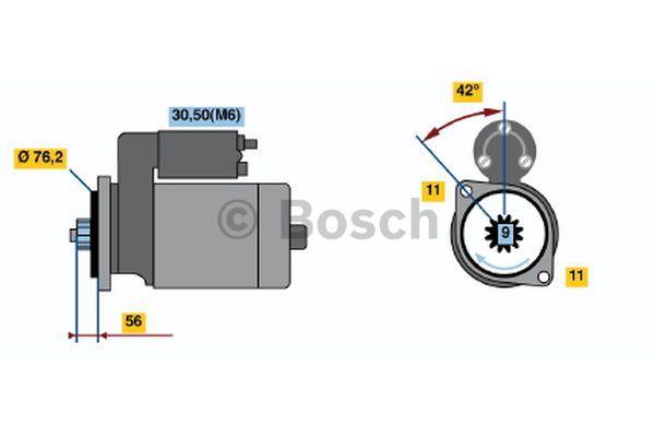 Стартер Bosch 0 001 121 003