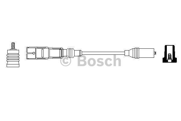 Дріт високовольтний Bosch 0 356 912 884