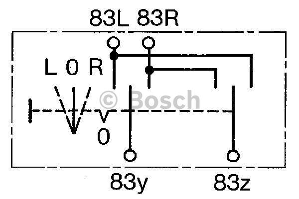 Кнопка склопідіймача Bosch 0 343 302 003