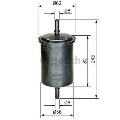 Фільтр палива Bosch 0 450 902 161
