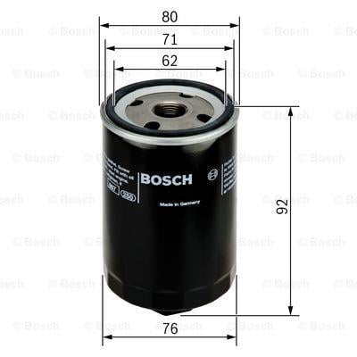 Bosch Фільтр масляний – ціна 211 UAH