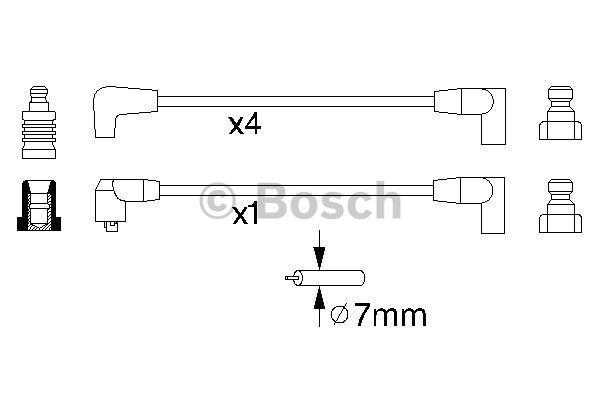 Bosch Дроти високовольтні, комплект – ціна 858 UAH