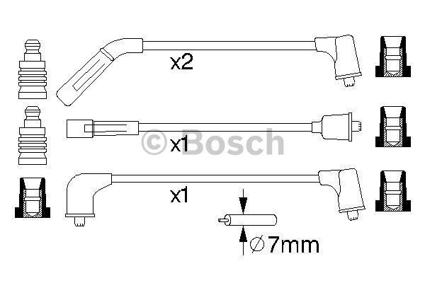 Bosch Дроти високовольтні, комплект – ціна 590 UAH