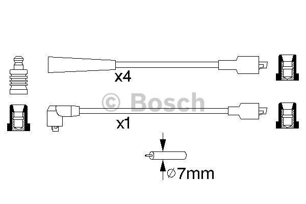 Bosch Дроти високовольтні, комплект – ціна