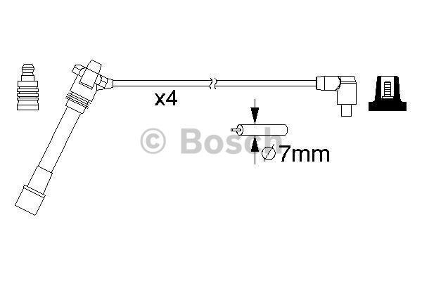 Bosch Дроти високовольтні, комплект – ціна 1644 UAH