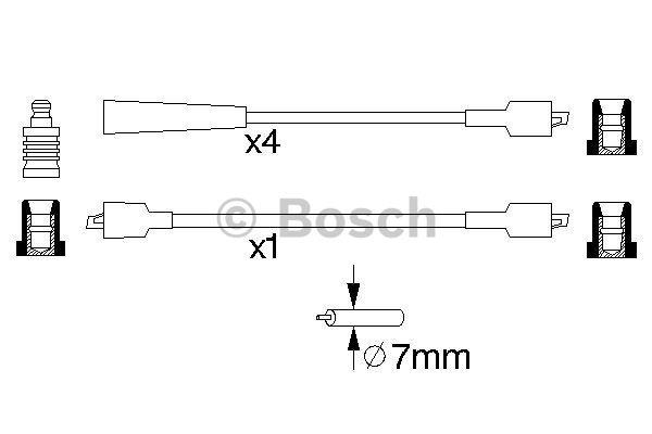 Bosch Дроти високовольтні, комплект – ціна 699 UAH