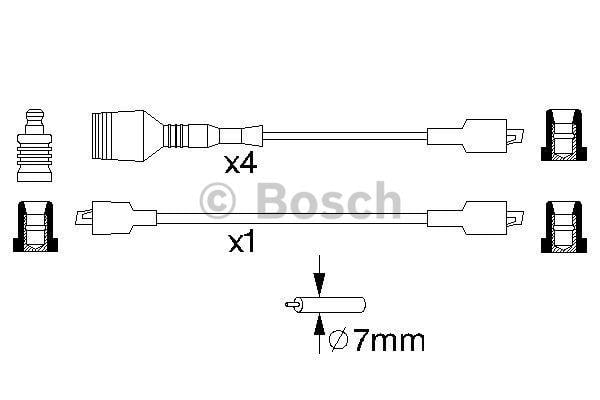 Bosch Дроти високовольтні, комплект – ціна 442 UAH