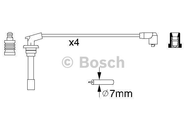 Bosch Дроти високовольтні, комплект – ціна 2436 UAH