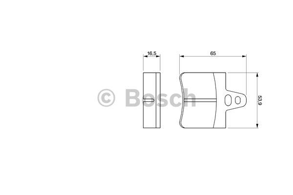Bosch Гальмівні колодки, комплект – ціна 576 UAH