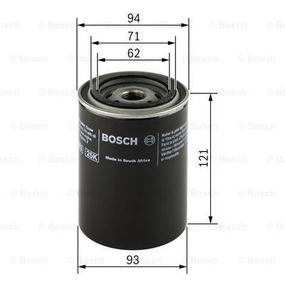Фільтр масляний Bosch 0 986 452 005