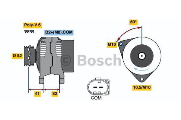 Bosch Генератор – ціна 26646 UAH