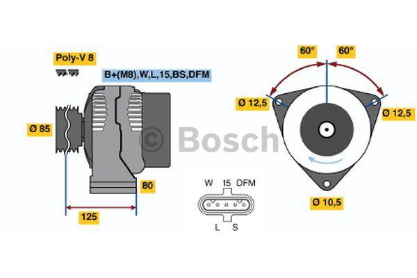 Купити Bosch 0 124 655 036 за низькою ціною в Україні!