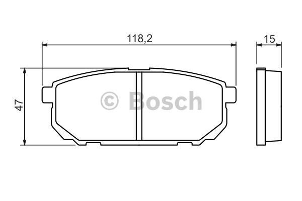 Bosch Гальмівні колодки, комплект – ціна 1067 UAH