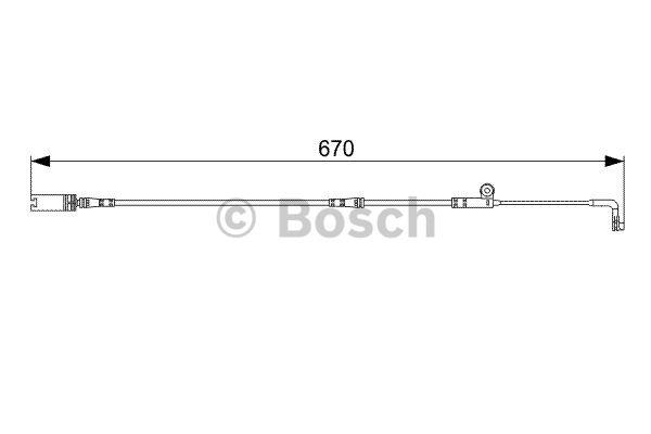 Bosch Датчик зносу гальмівних колодок – ціна 367 UAH