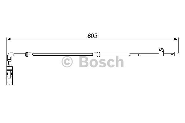 Датчик зносу гальмівних колодок Bosch 1 987 474 943