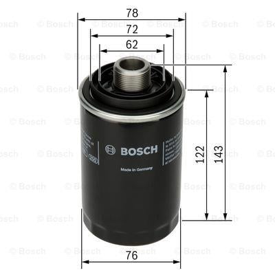 Фільтр масляний Bosch F 026 407 080