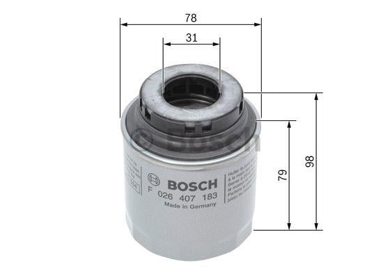 Фільтр масляний Bosch F 026 407 183
