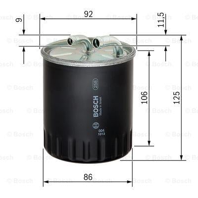 Bosch Фільтр палива – ціна 611 UAH