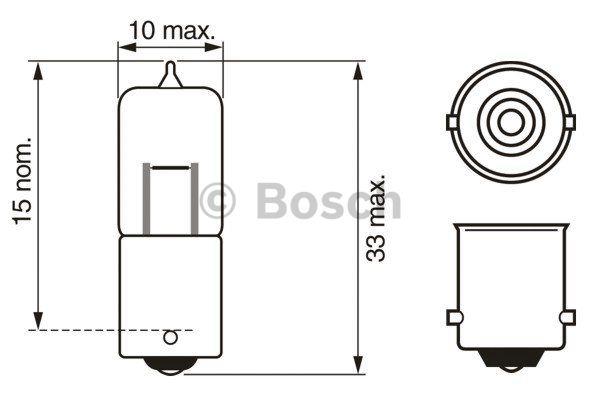 Лампа розжарювання H5W 12V 5W Bosch 1 987 302 231