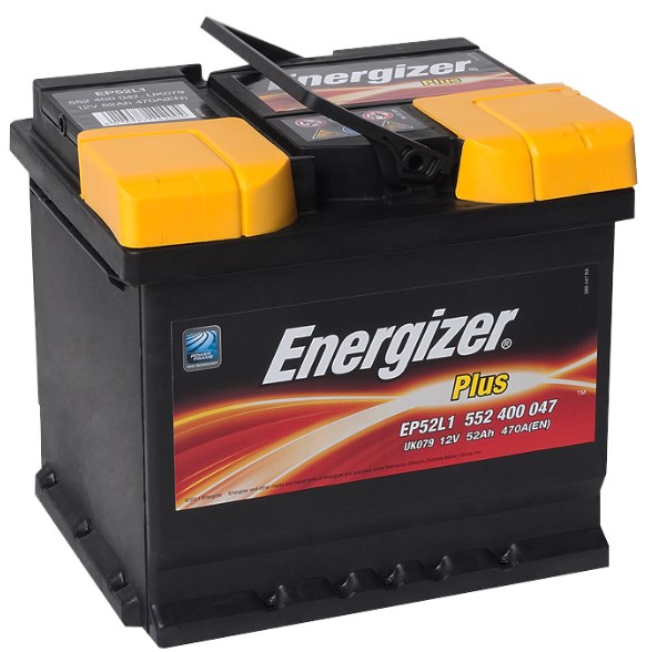Energizer EP52-L1 Акумулятор Energizer Plus 12В 52Ач 470А(EN) R+ EP52L1: Купити в Україні - Добра ціна на EXIST.UA!