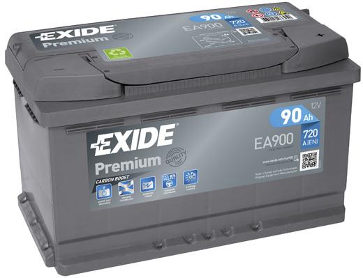 Exide EA900 Акумулятор Exide Premium 12В 90Ач 720А(EN) R+ EA900: Купити в Україні - Добра ціна на EXIST.UA!