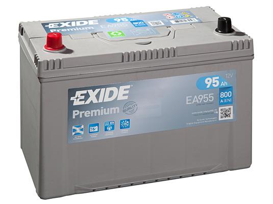Exide EA955 Акумулятор Exide Premium 12В 95Ач 800А(EN) L+ EA955: Купити в Україні - Добра ціна на EXIST.UA!