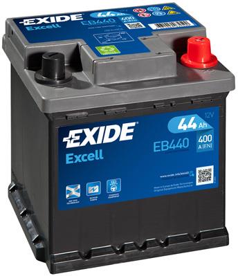 Exide EB440 Акумулятор Exide Excell 12В 44Ач 400А(EN) R+ EB440: Купити в Україні - Добра ціна на EXIST.UA!
