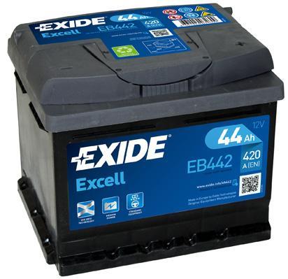 Exide EB442 Акумулятор Exide Excell 12В 44Ач 420А(EN) R+ EB442: Приваблива ціна - Купити в Україні на EXIST.UA!