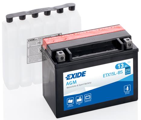 Exide ETX15L-BS Акумулятор Exide AGM 12В 13Ач 210А(EN) R+ ETX15LBS: Приваблива ціна - Купити в Україні на EXIST.UA!
