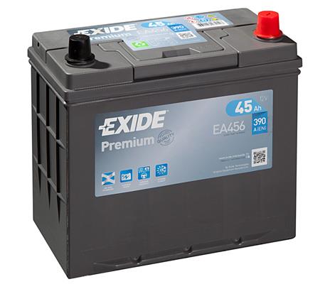 Батарея аккумуляторная Exide Premium 12В 45Ач 390A(EN) R+ Exide EA456