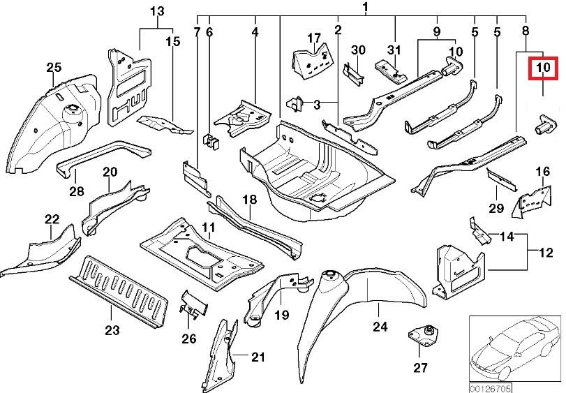 Крепление BMW 41 11 8 238 719