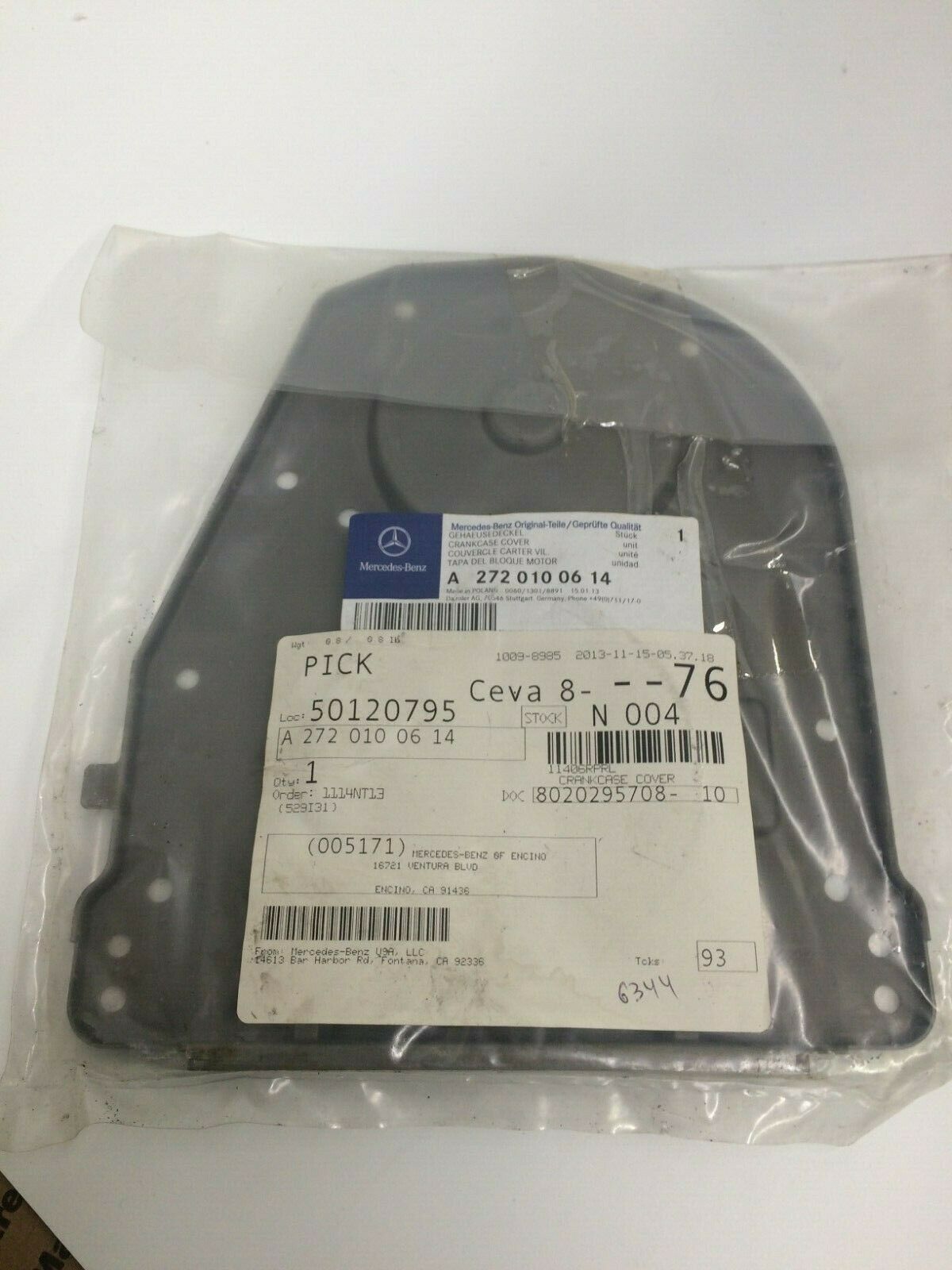 Купить Mercedes A 272 010 06 14 по низкой цене в Украине!