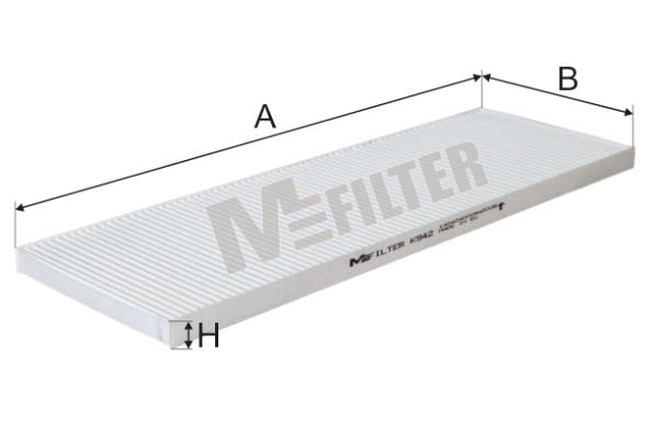 M-Filter K 942 Фільтр салону K942: Купити в Україні - Добра ціна на EXIST.UA!